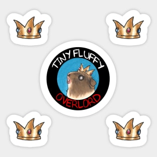 Tiny Fluffy Overlord Sticker